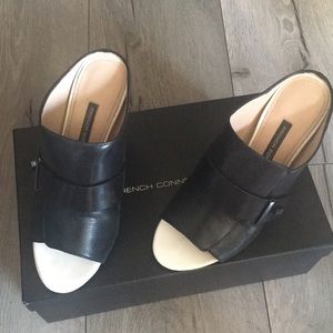 French Connection open toe mule